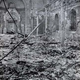 Ruins of the Sephardic Cahal Grande synagogue burned by the Iron Guards during the coup.